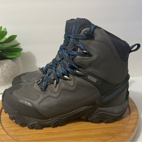 Merrell Polarand 8 Waterproof Leather Hiking Boot Men's 7 Insulated Trail Bootie - Picture 1 of 9